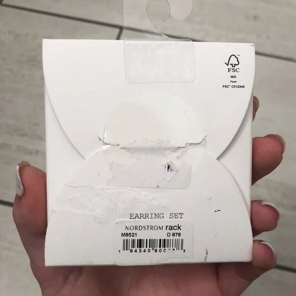 NWT Rainbow and Gold Toned Madewell Earring Set - Picture 4 of 4